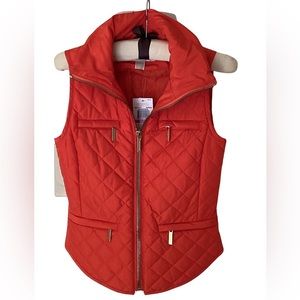 🚨Final Sale🚨!! NWT Michael Kors Designer Front Pockets Quilted Vest